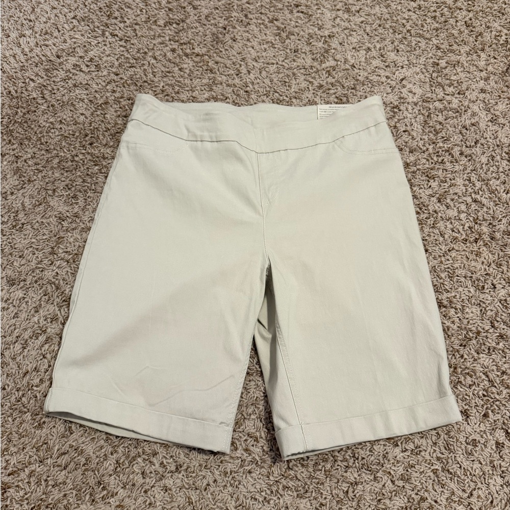 Soft Surroundings Cream Women's Bermudas